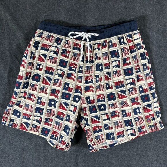 Tommy Hilfiger Other - Tommy Hilfiger Swim Trunks Vintage L Flags
